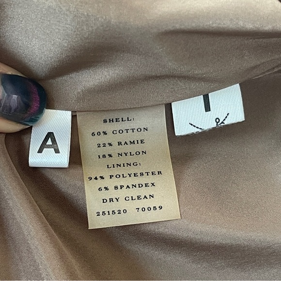 Ann Taylor Linen Blazer Sz 8 - Picture 8 of 8